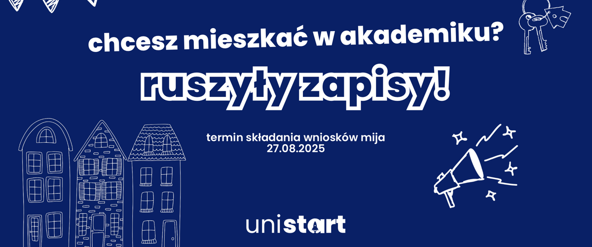 Informacja o rozpoczęciu zapisów do Domów Studenta UwB – termin składania wniosków do 27 sierpnia 2025.